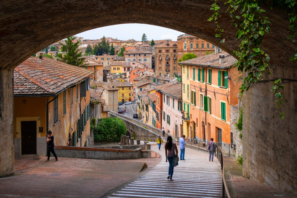 Via Appia Street Perugia Umbria by ArtMediaFactory Shutterstock