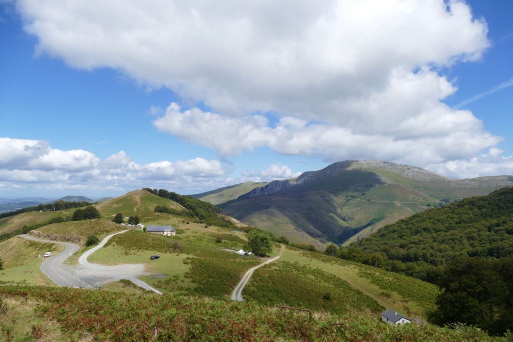 Looking out over Col d’Iraty, one of the best road trips