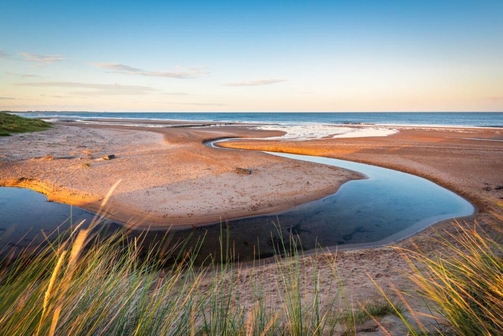 Druridge Bay in Northumberland