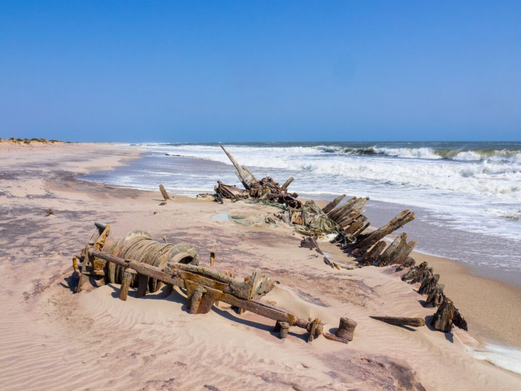 ship wreck in West with the Light
