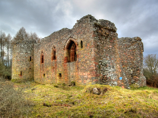 Rait Castle spookiest woods Britain