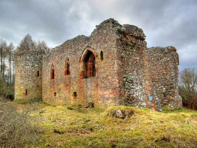 Rait Castle spookiest woods Britain 