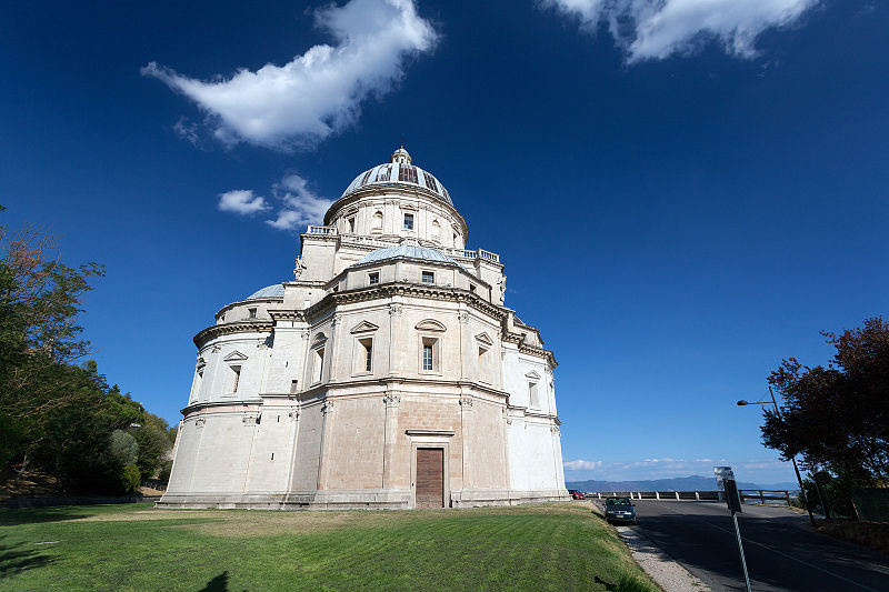 Tempio di Santa Maria Todi Tiber Valley Umbria 