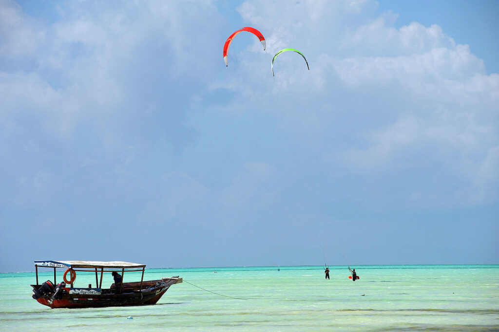 kitesurfing Paje