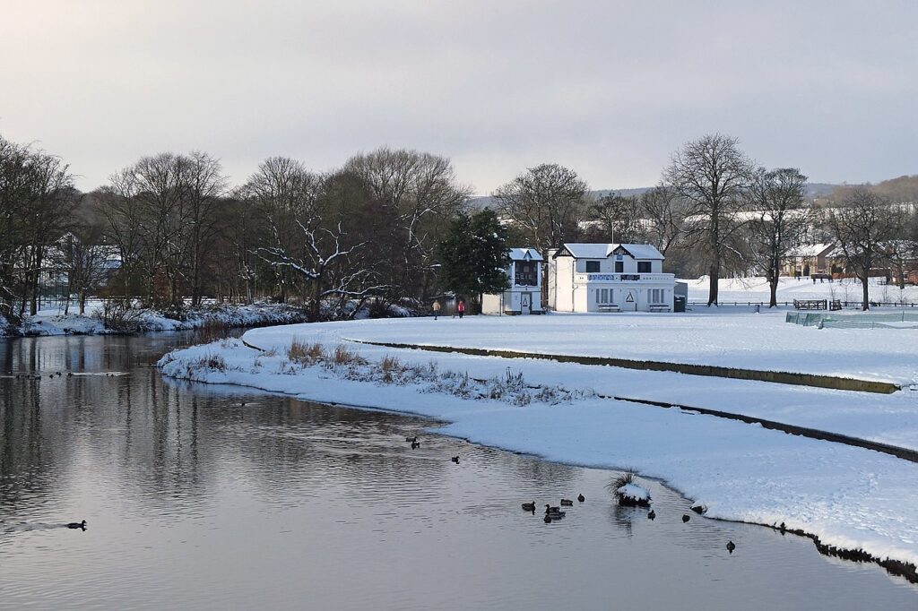 Yorkshire Saltaire winter walks Britain