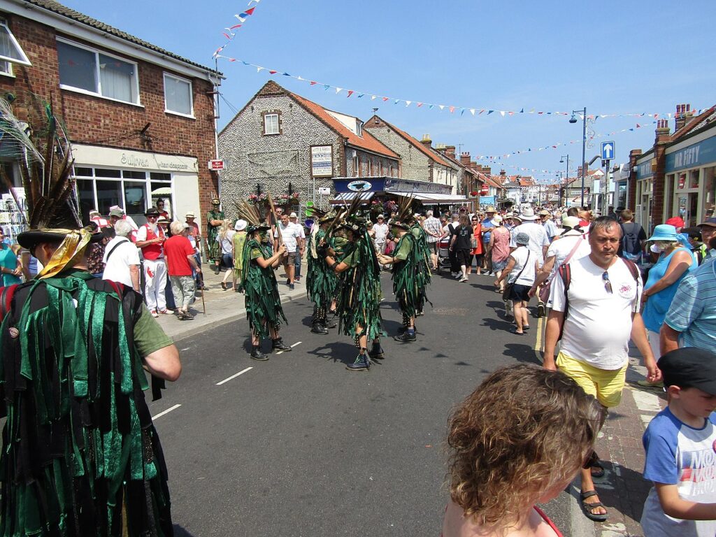 morris dancers Sheringham 