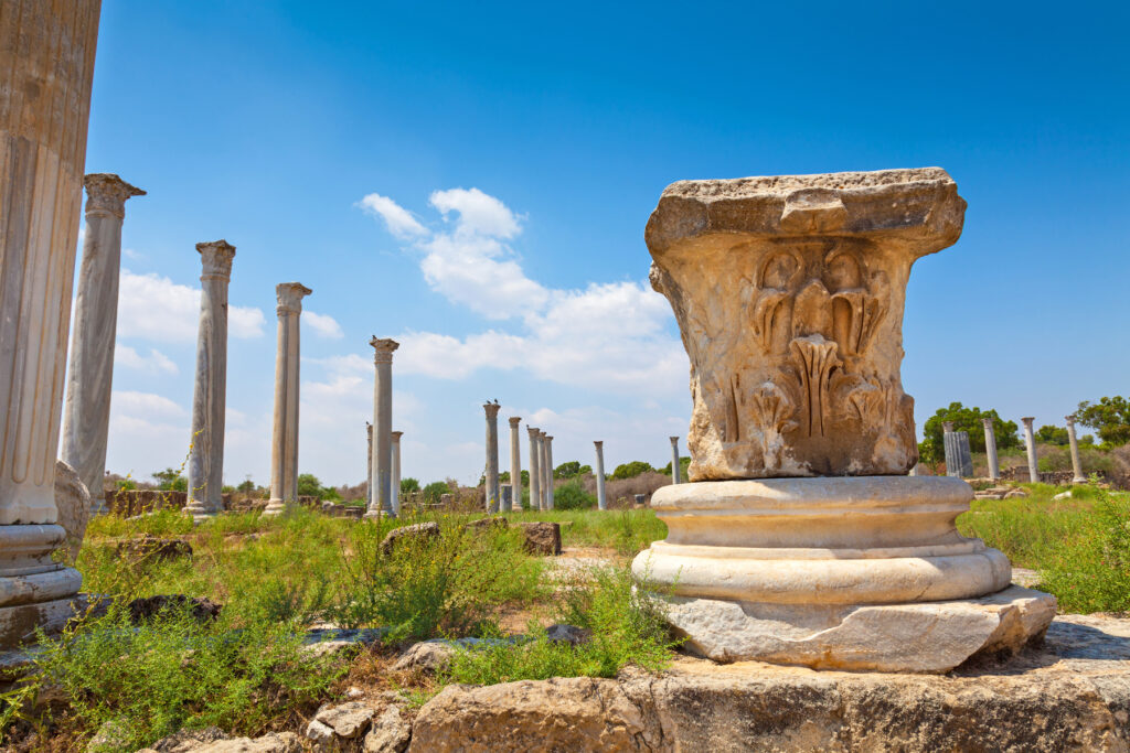 This image has an empty alt attribute; its file name is Salamis_Ruins_North_Cyprus_Peter_Fuchs_Shutterstock-1024x683.jpg