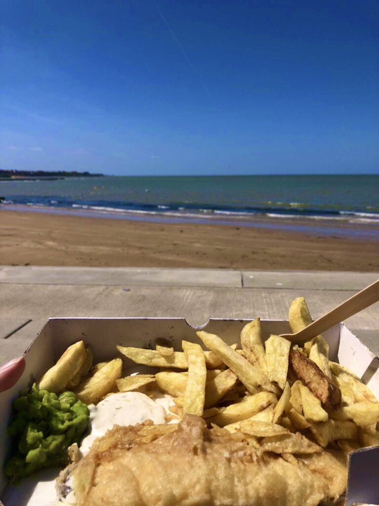 fish and chips Margate Kent England 