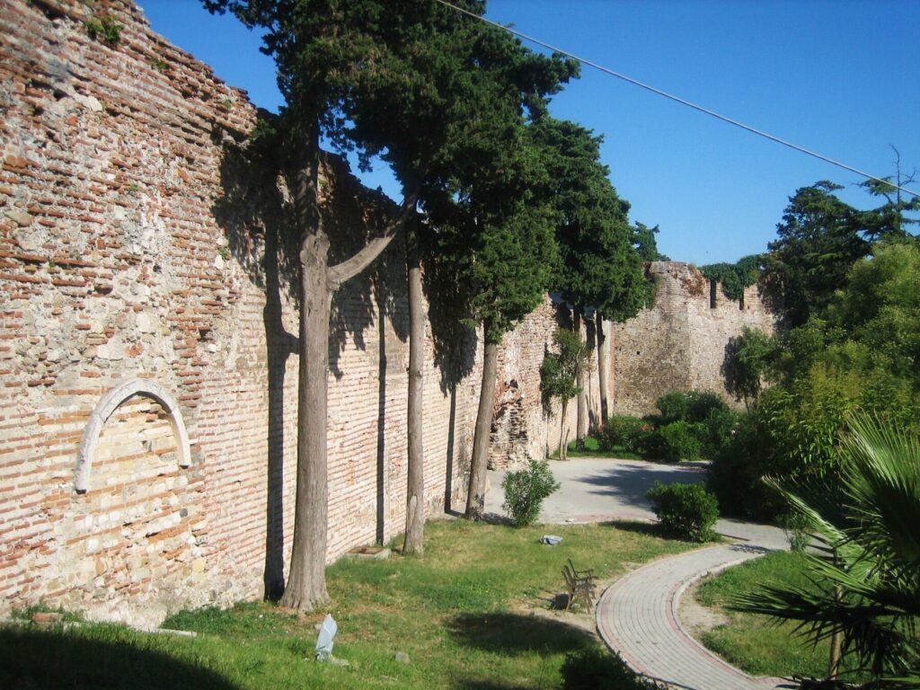 city walls Durrësi Albania 