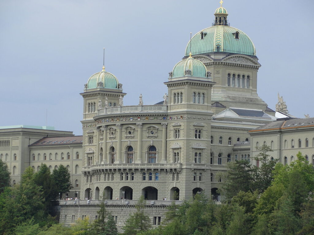 This image has an empty alt attribute; its file name is Parliament_House_Bern_Switzerland_Nswathi68_Wikimedia_Commons-1024x768.jpg
