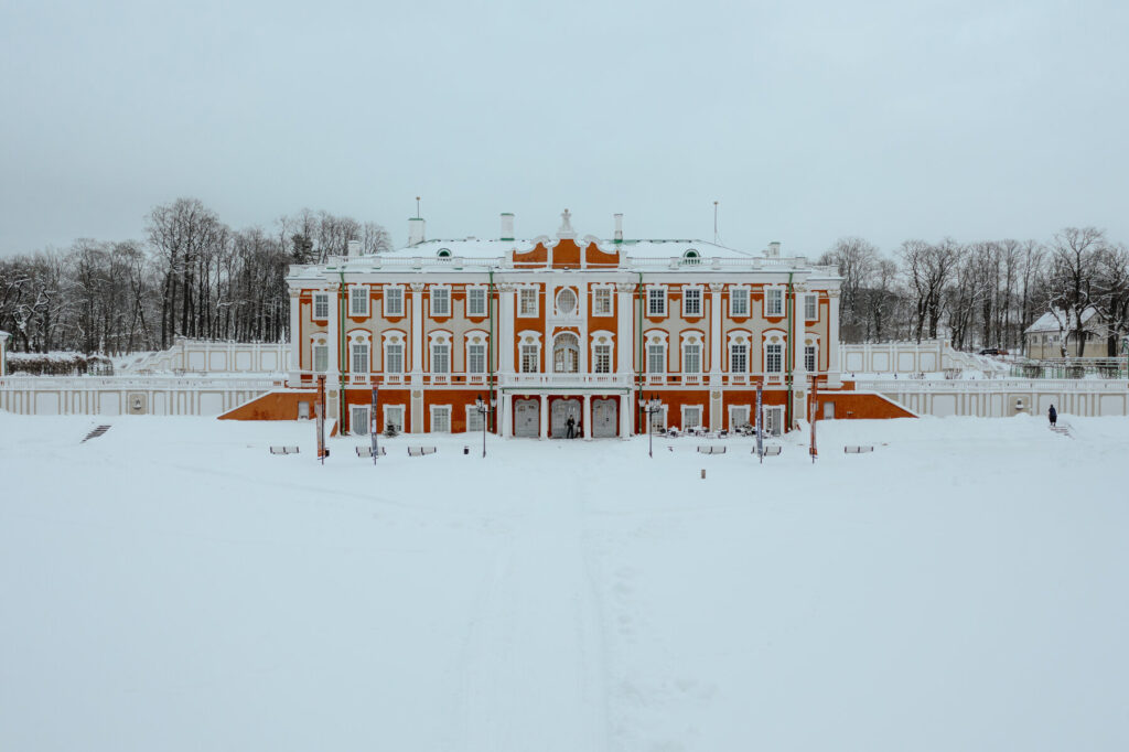 Kadriorg Palace sits at the centre of Kadriorg Park in Tallinn.
