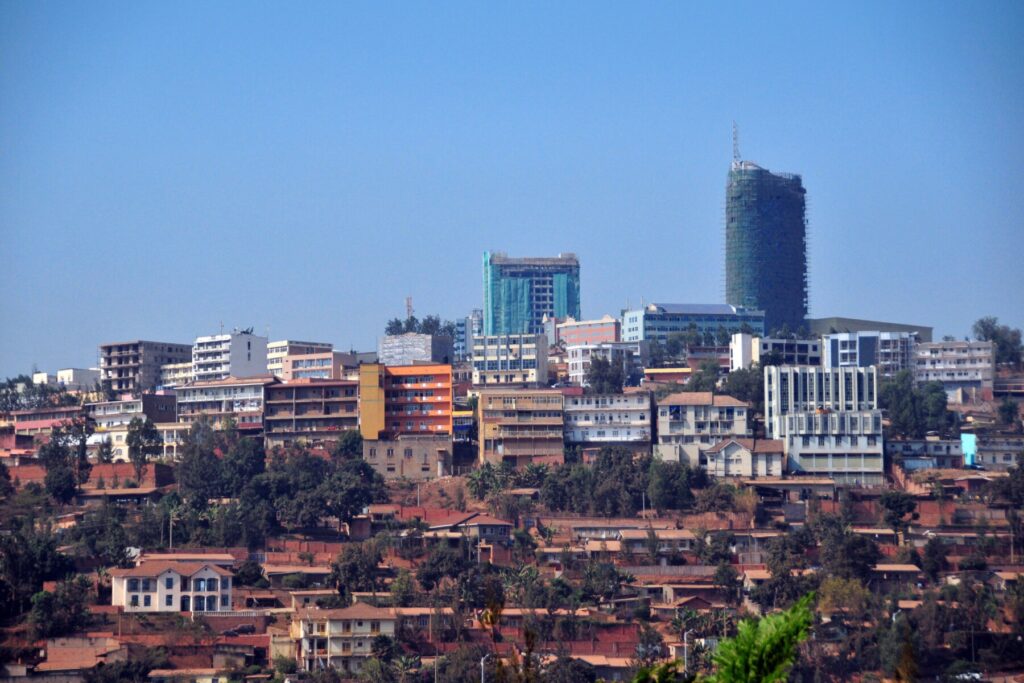 Kigali skyline, Rwanda