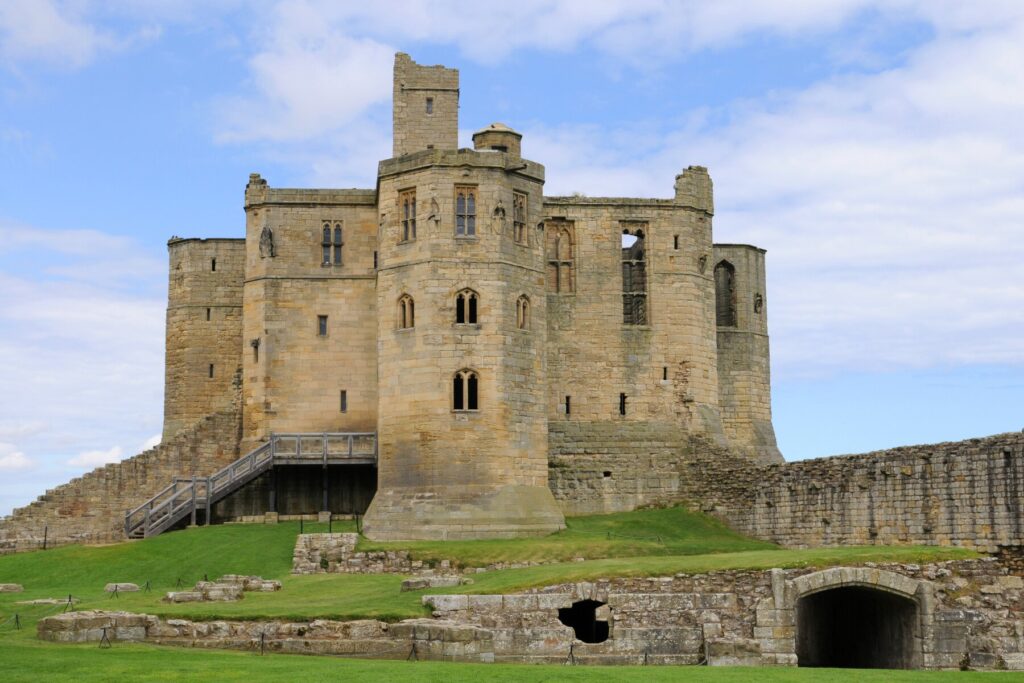 Warkworth Castle Northumbria 