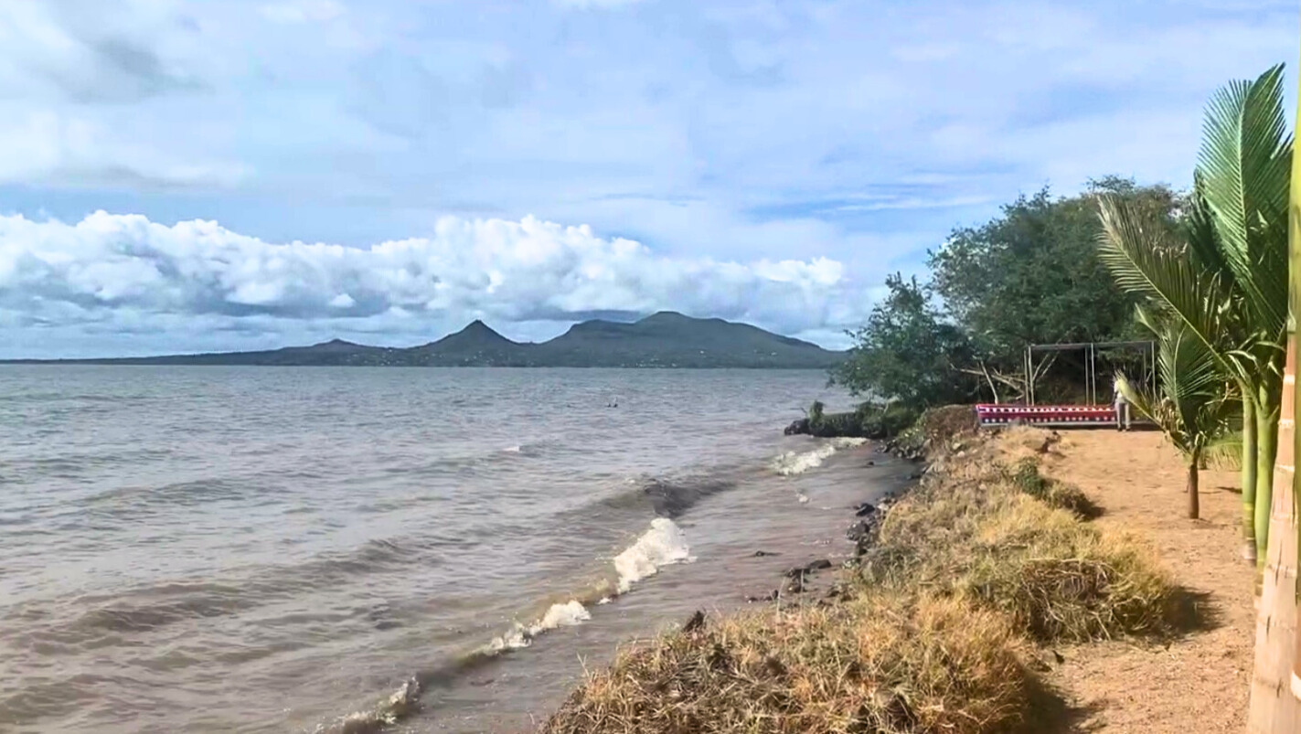 The view over Lake Victoria from Victoria Sands Lodge, Kenya