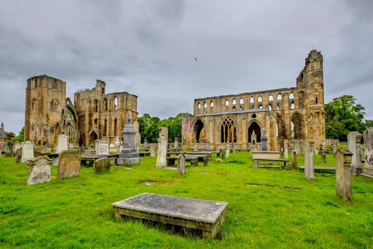 Elgin Cathedral in Moray, Scotland