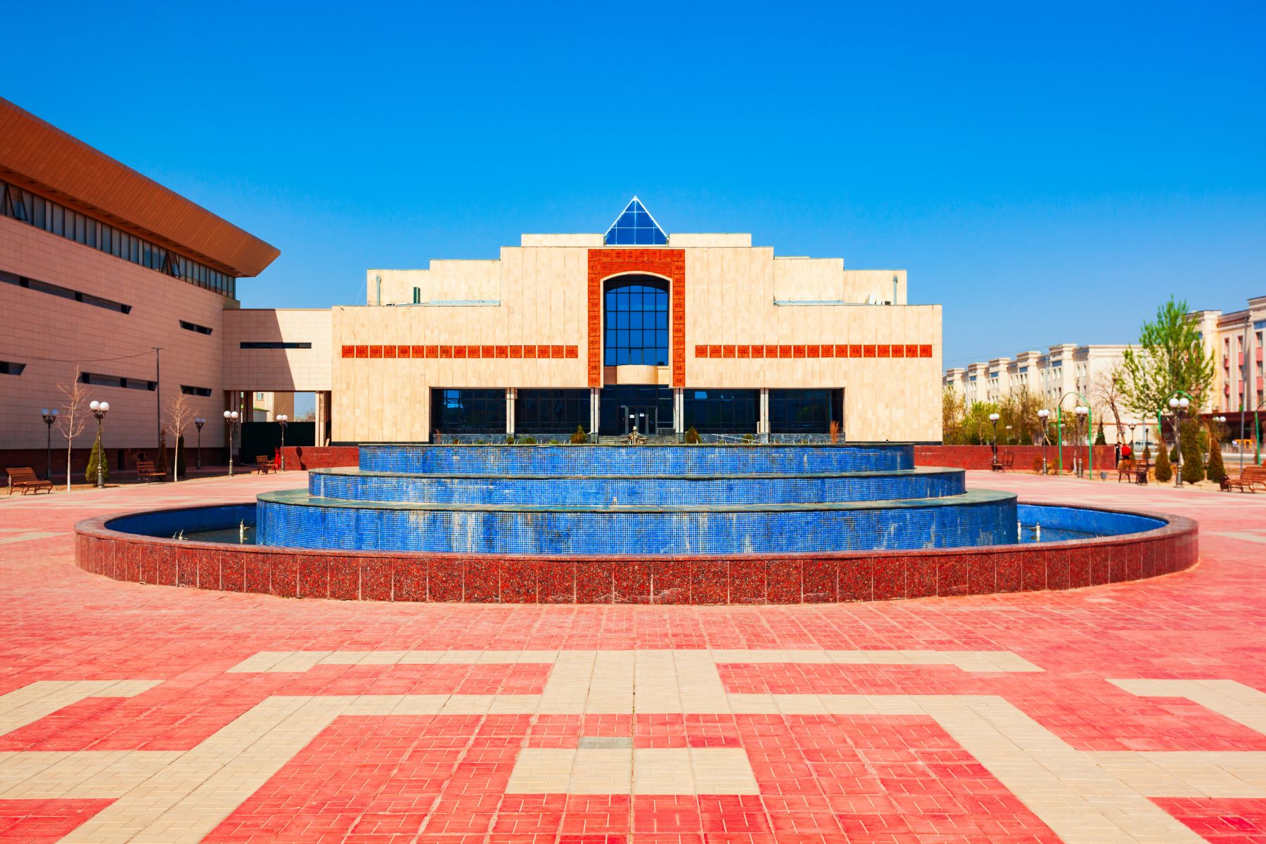 Nukus Art Museum or Savitsky Museum in the centre of Nukus, Karakalpakstan