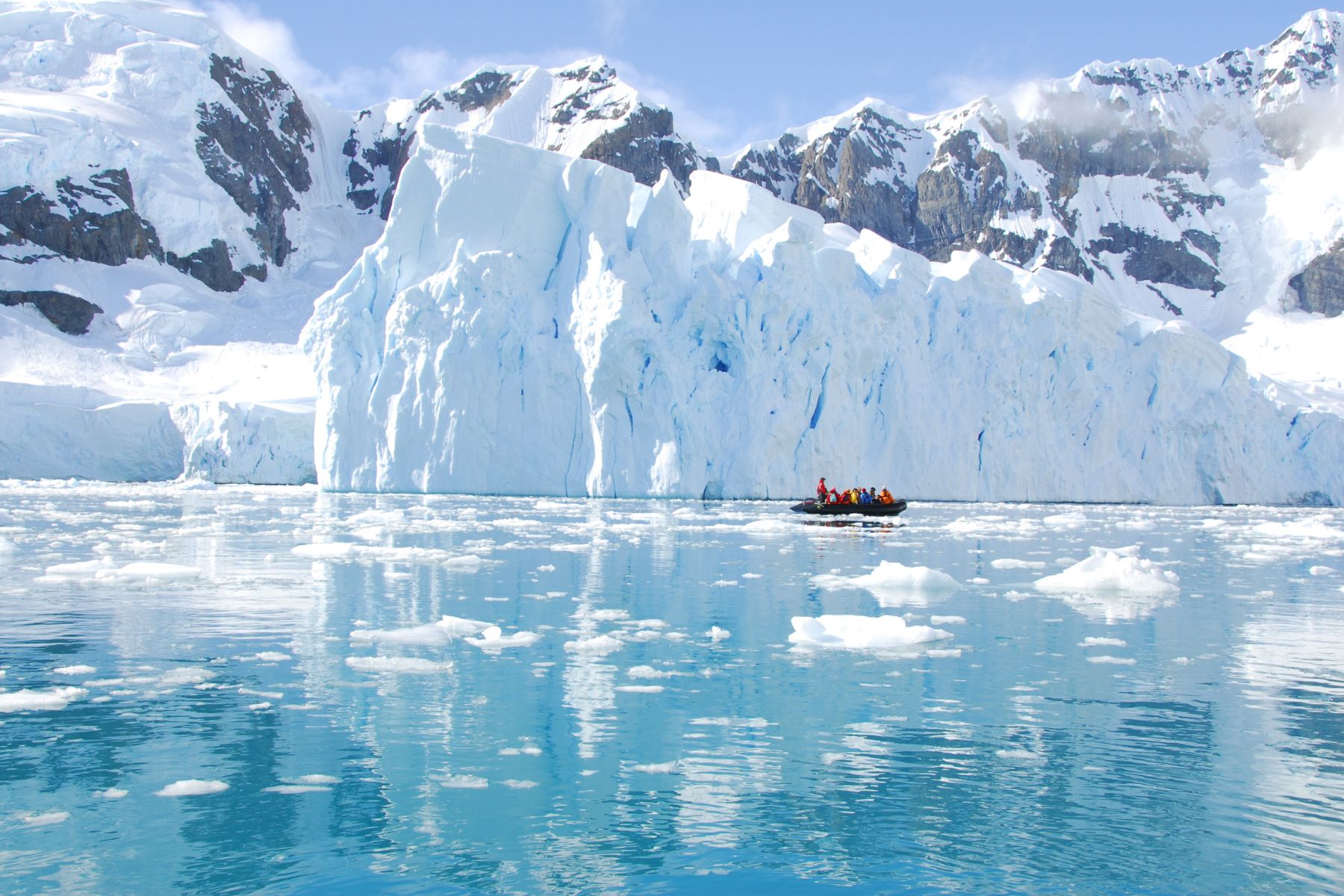 Iceberg off coast of Antarctica