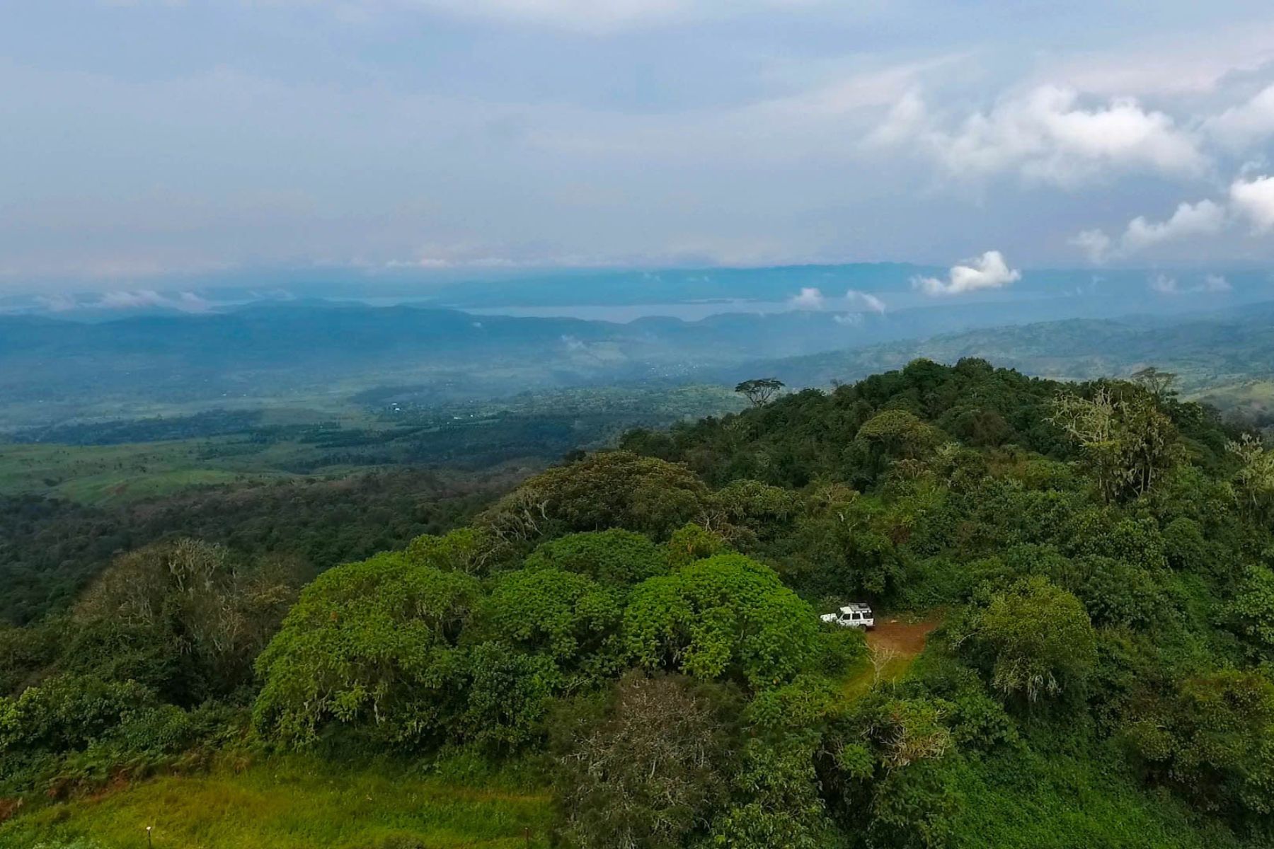 Landscape of the Kahuzi-Biega National Park, the Democratic Republic of the Congo