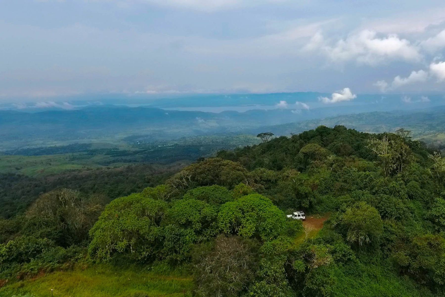 Landscape of the Kahuzi-Biega National Park, the Democratic Republic of the Congo