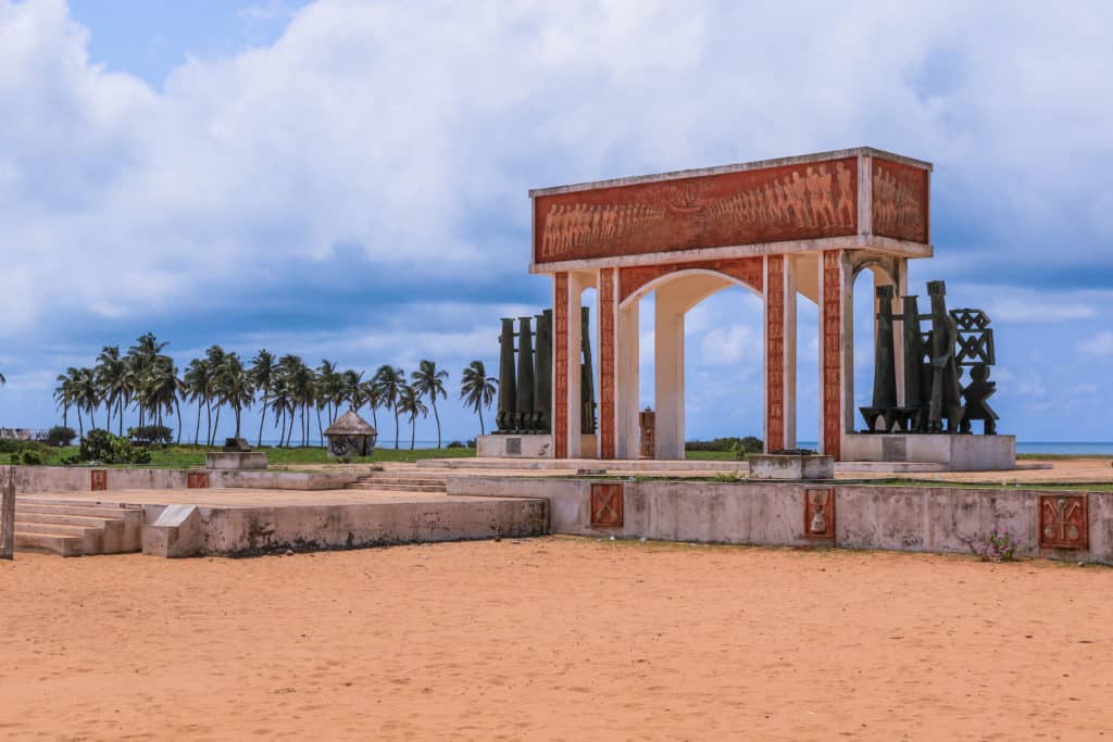 The Gate of No Return in Ouidah, Benin