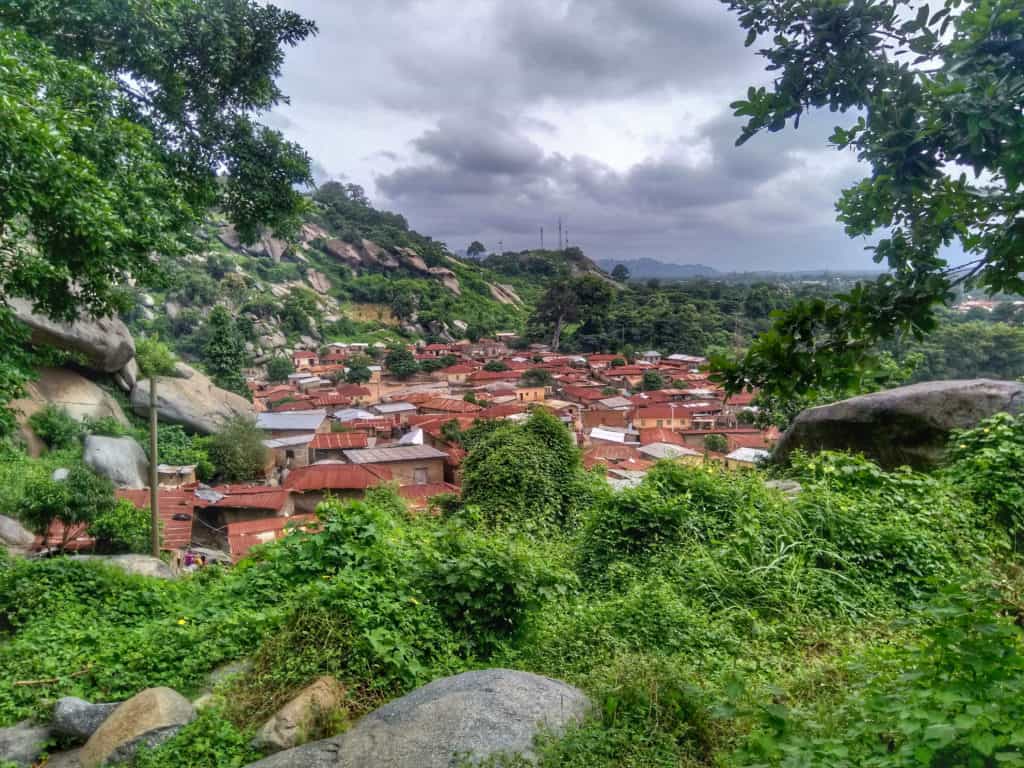 The hills surrounding Dassa-Zoumé in Benin