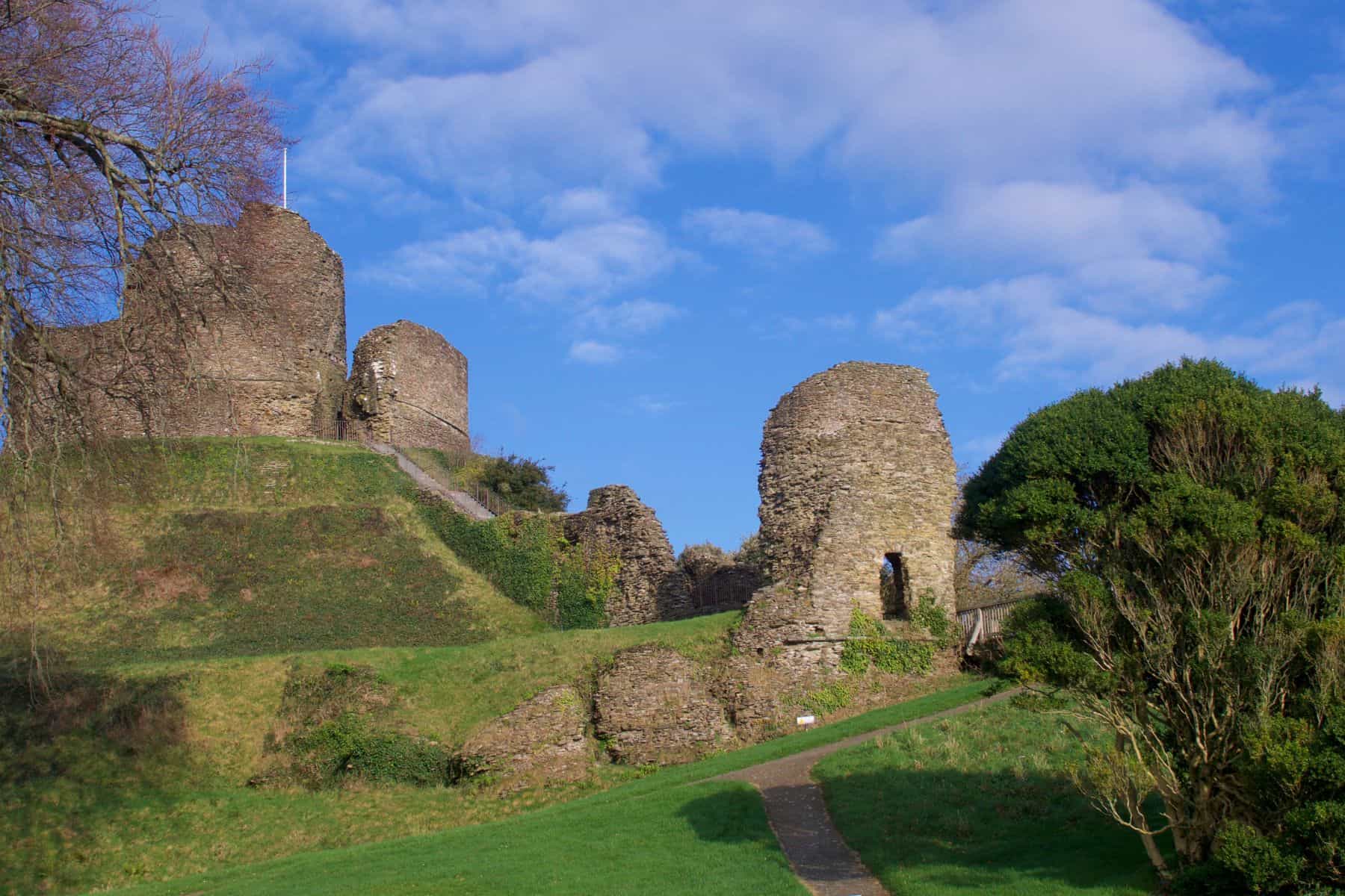 Launceston Castle in Cornwall