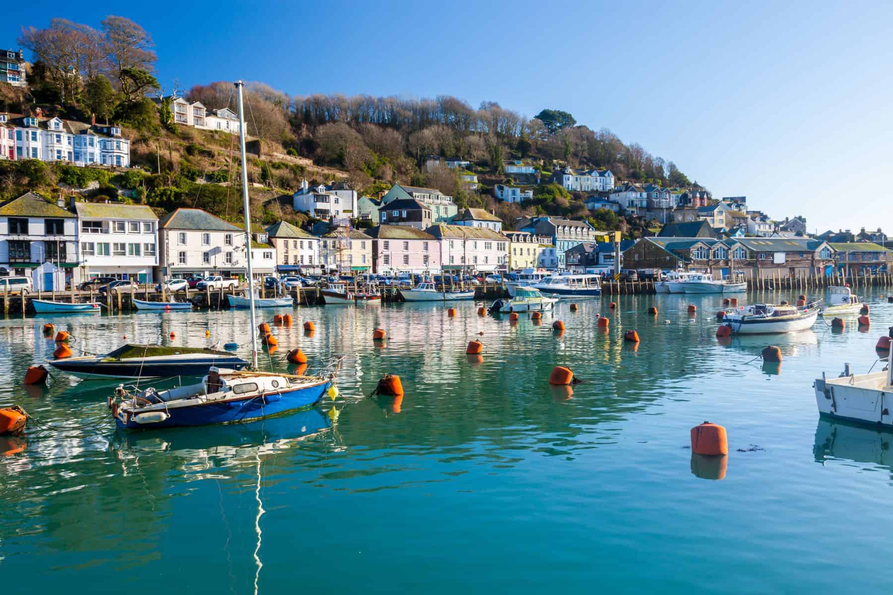 The docks at Looe, Cornwall