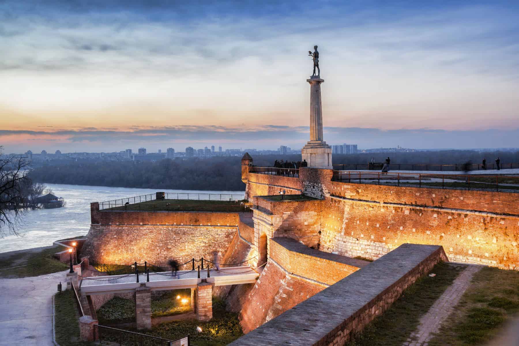 Pobednik monument in Belgrade, Serbia