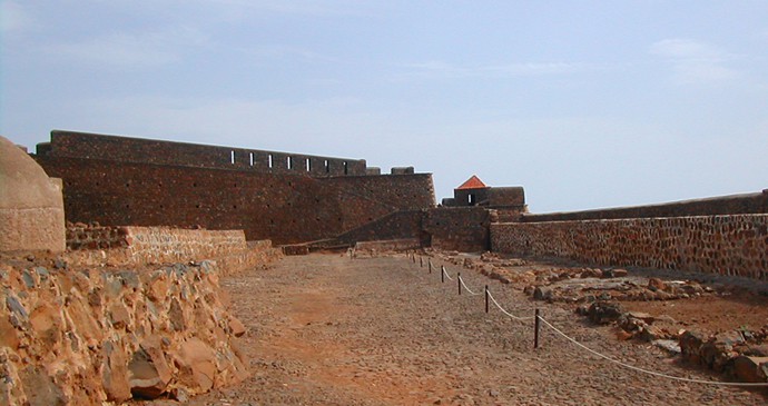 Interior of the Fort de São Filipe Cape Verde