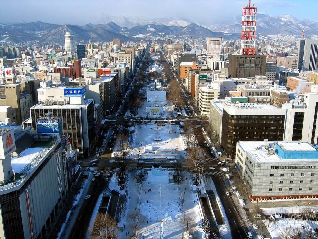 Odori Park Sapporo Japan 