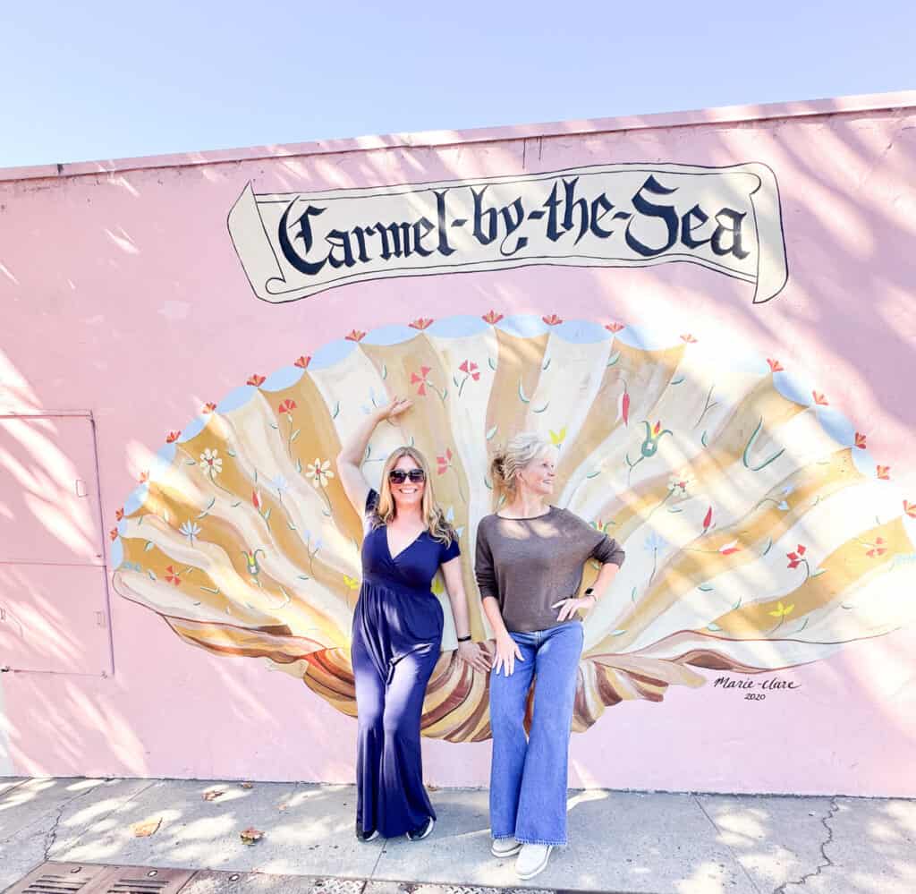 Abigail King and Staci Giovino in Carmel by the Sea, California 