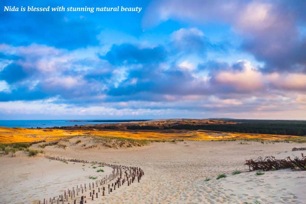 Dusk at Nida beach, Lithuania 