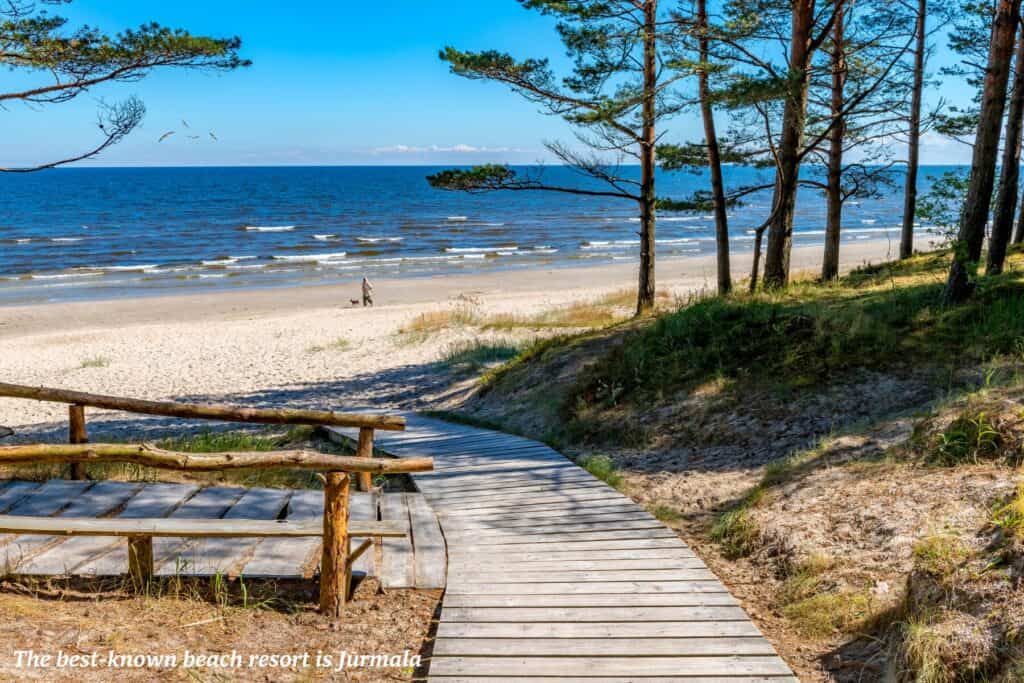 Path to Jurmala beach, best beaches in Latvia 