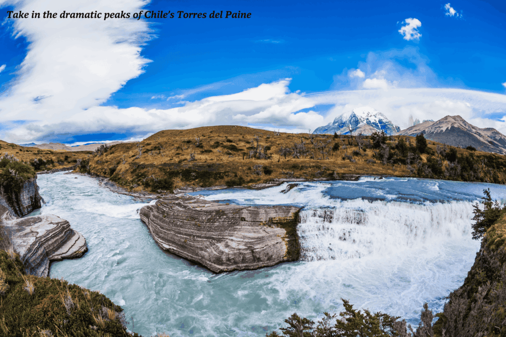 Gushing water in Torres del Paine in Chilean Patagonia - best places to travel in 2026