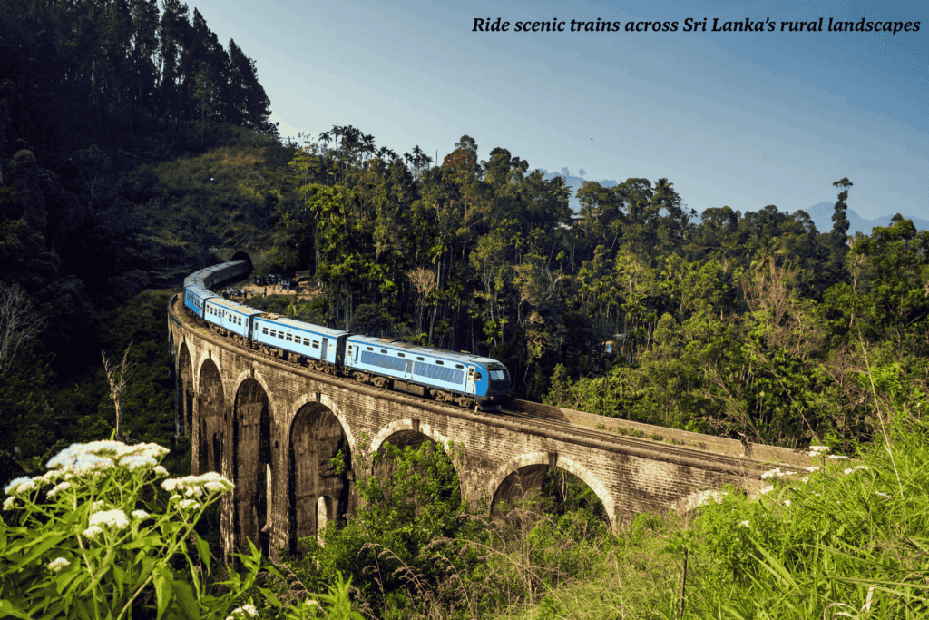 Train on a bridge in the mountains in Ella, Sri Lanka - best places to travel in 2026