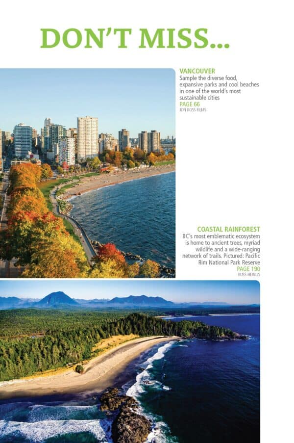 The best British Columbia guidebook from leading publisher Bradt