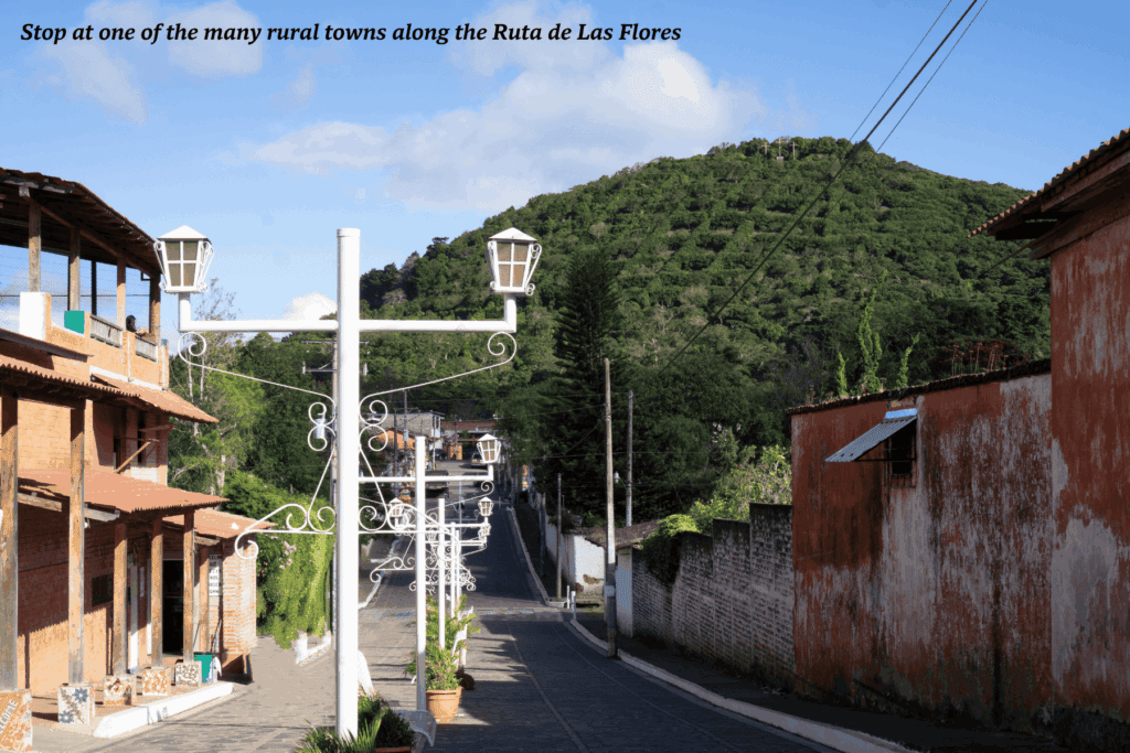 Houses on the Ruta de Las Flores in El Savador -  the best places to go in Latin America 