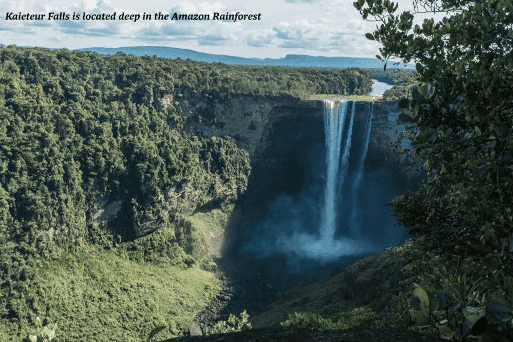 Kaieteur Falls in Guyana -  the best places to go in Latin America 