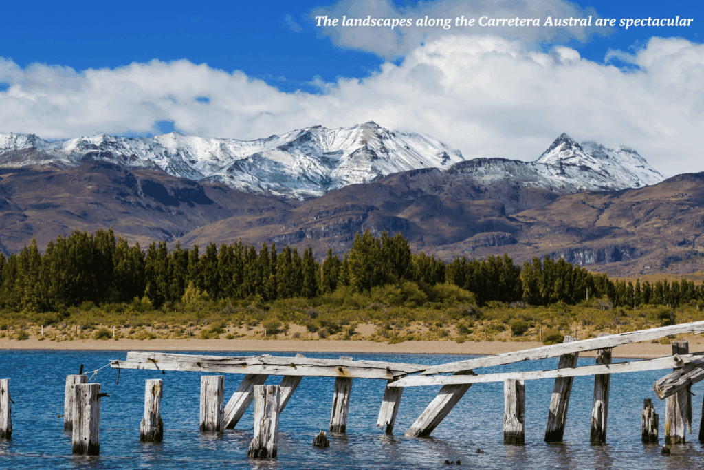 Mountains along the Carretera Austral in Chile - the best places to go in Latin America 