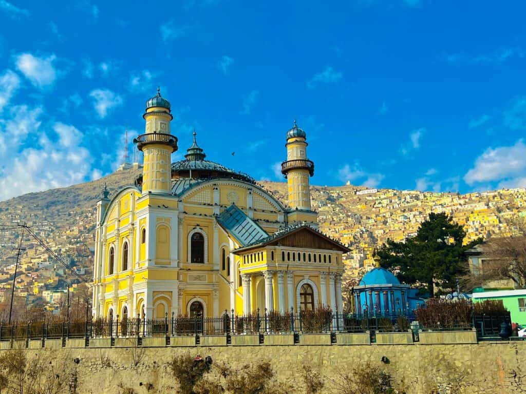 Shah du Shamshira Jamia Mosque in Kabul, Afghanistan - what is it like to travel to Afghanistan?