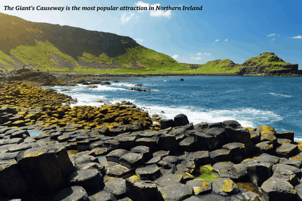 Giants Causeway on a sunny day - where to go in Northern Ireland