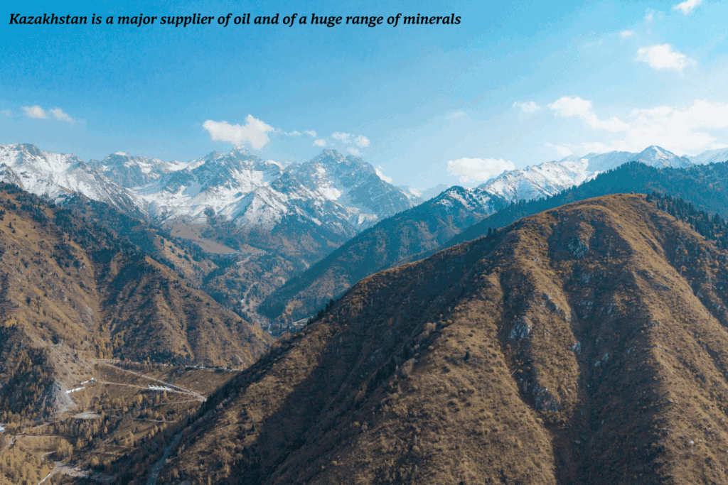 Tien Shen mountains in Kazakhstan