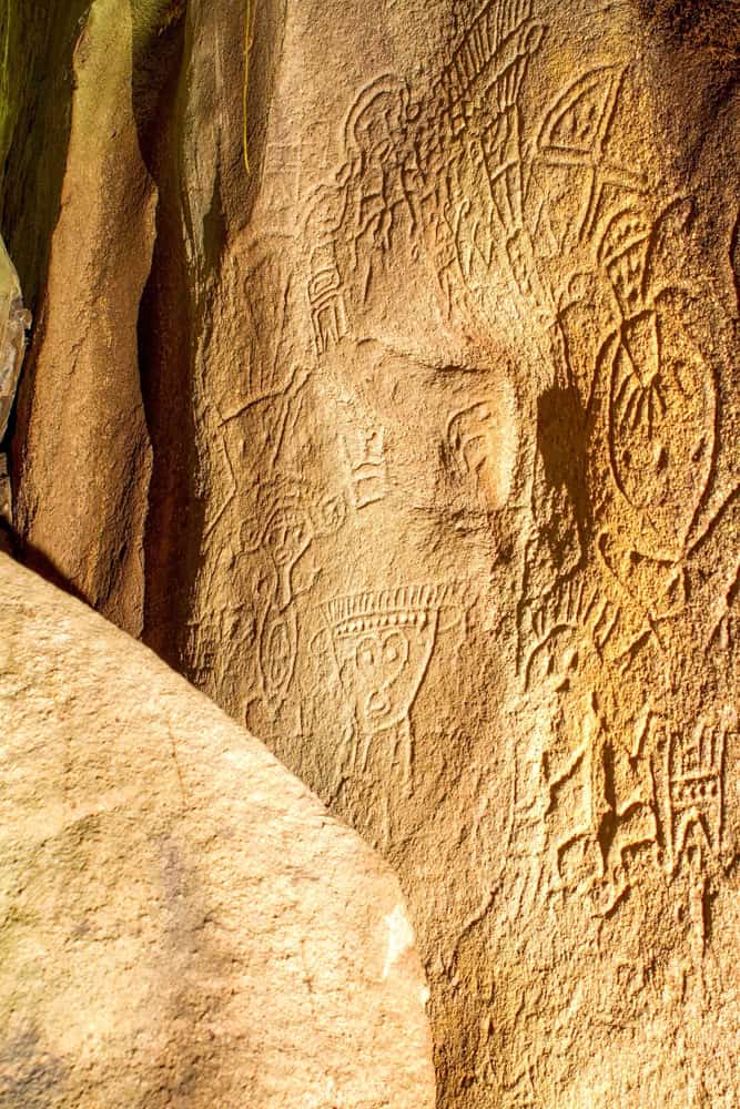 Engravings in the Werehpai Caves in Suriname - is Suriname worth visiting?