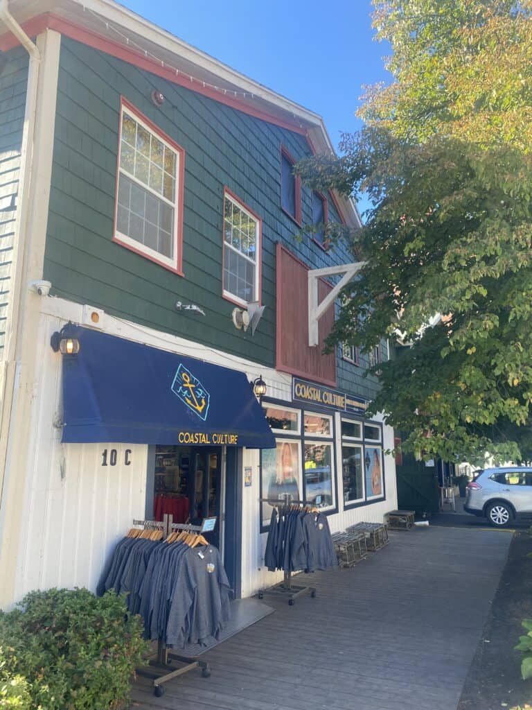 Clothes shop in Charlottetown on Prince Edward Island, Canada 