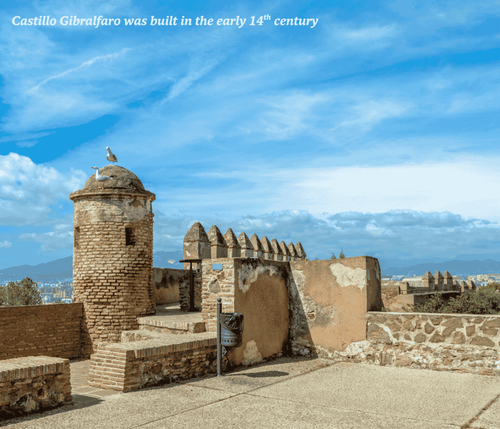 Castillo Gibralfaro in Málaga, Spain