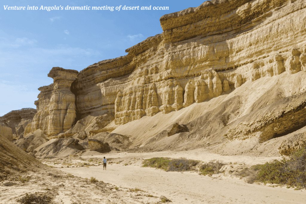 Canyon in Angola's Namibe Desert