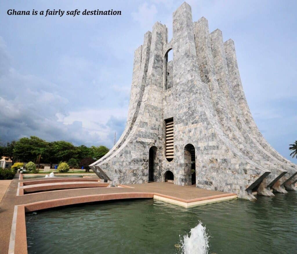 Kwame Nkrumah park in Accra, Ghana