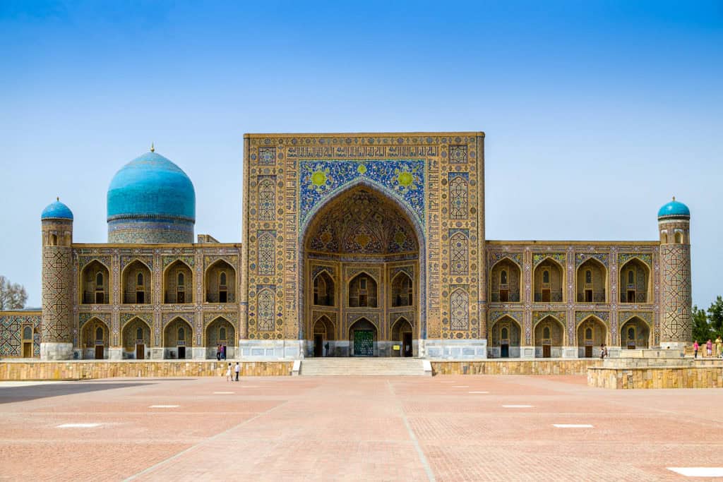 Registan in Samarkand in Uzbekistan