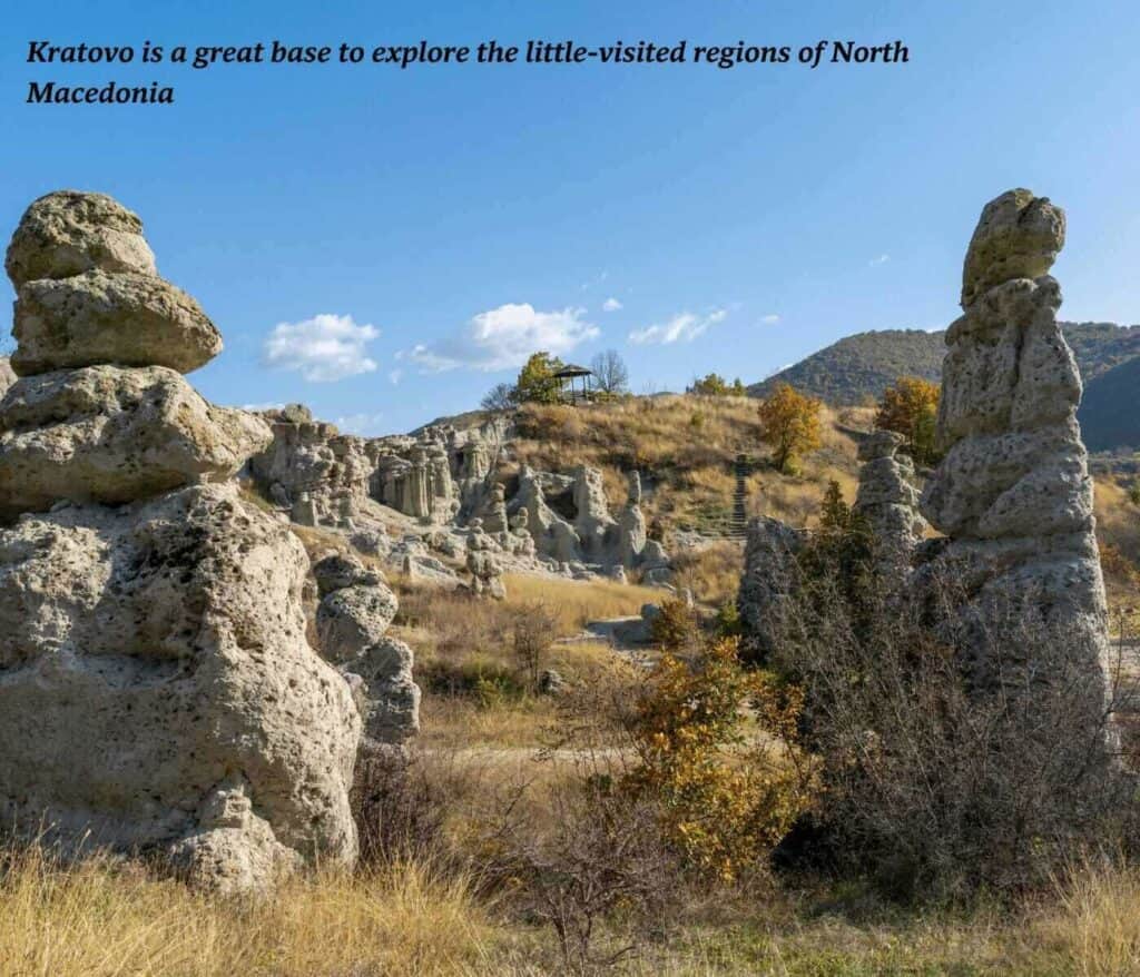 Stone dolls near Kratovo in North Macedonia