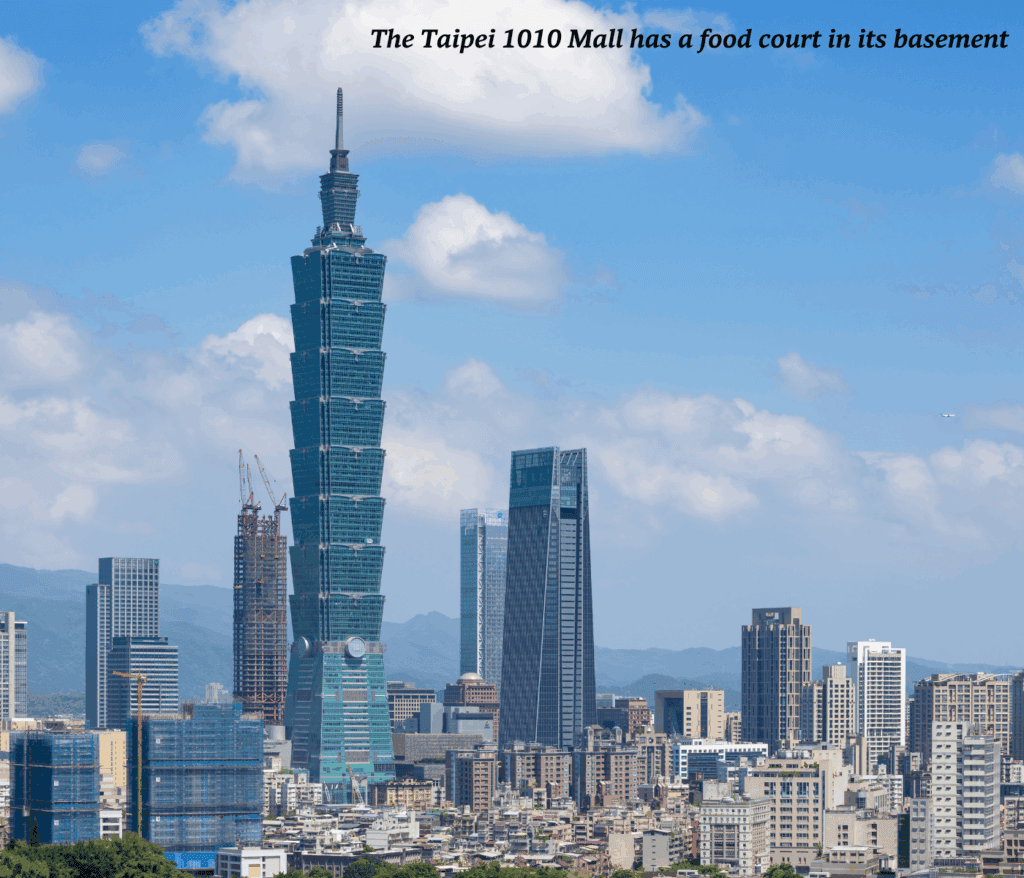 Taipei 1010 on the Taipei skyline, Taiwan